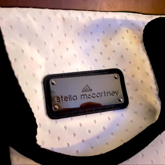 New - adidas By Stella McCartney Tennis/Gym White Polyester Weekend/Travel Bag - Picture 2 of 7